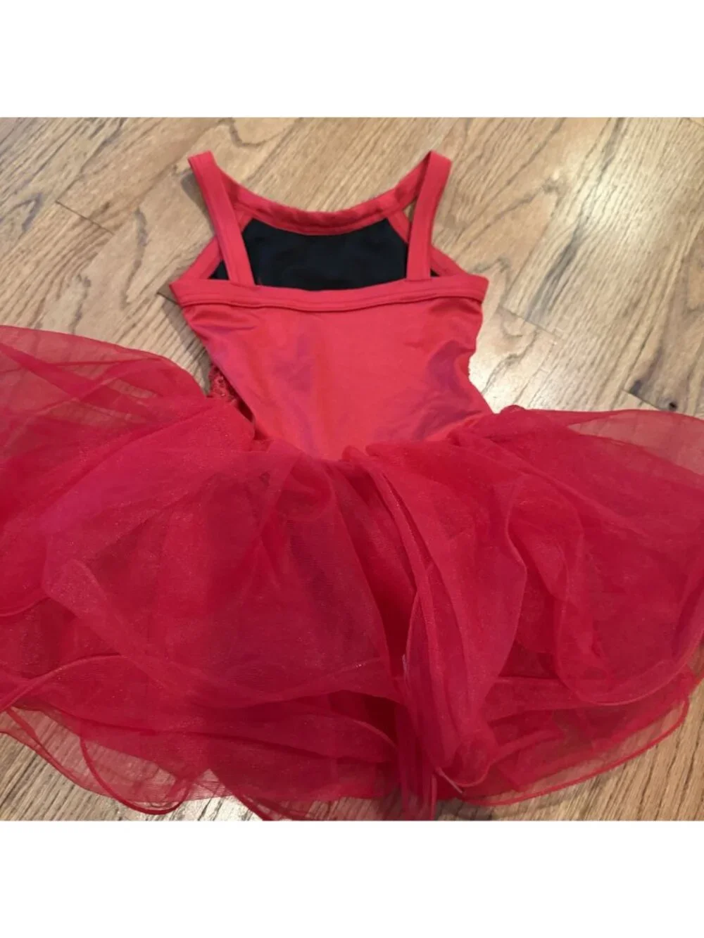 Weissman XSC XS Child Red Competition Dance Costume #12410 Tap Jazz Musical Thea